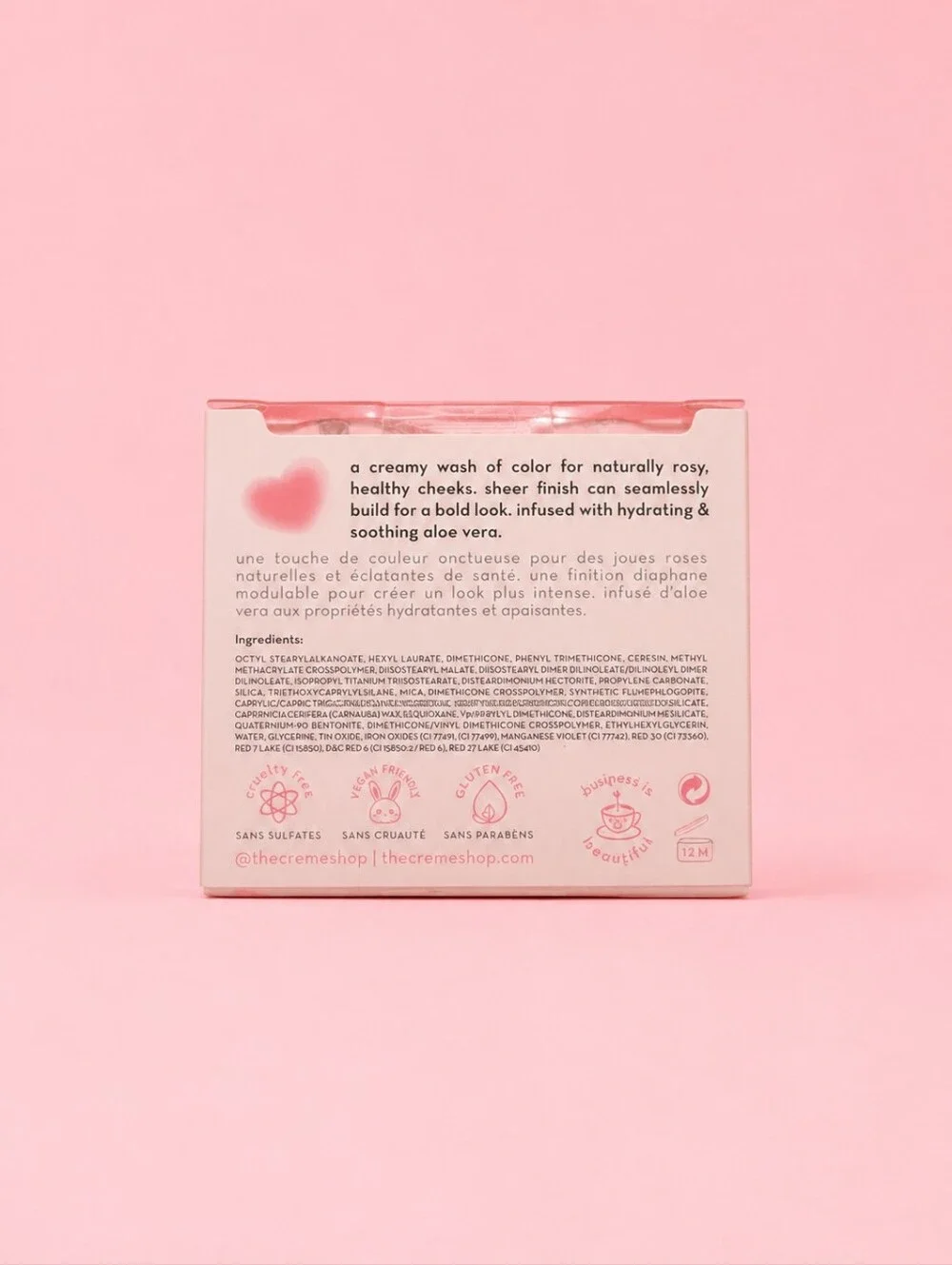 💖3/$25 The Crème Shop Creme Blush Balm - Adore U